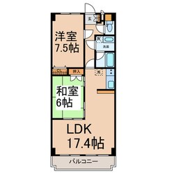 エーデルハイムの物件間取画像